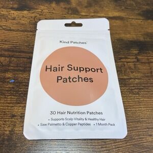 Kind Patches Hair Support Scalp Vitality & Healthy Hair Saw Palmetto 1 Month Pac